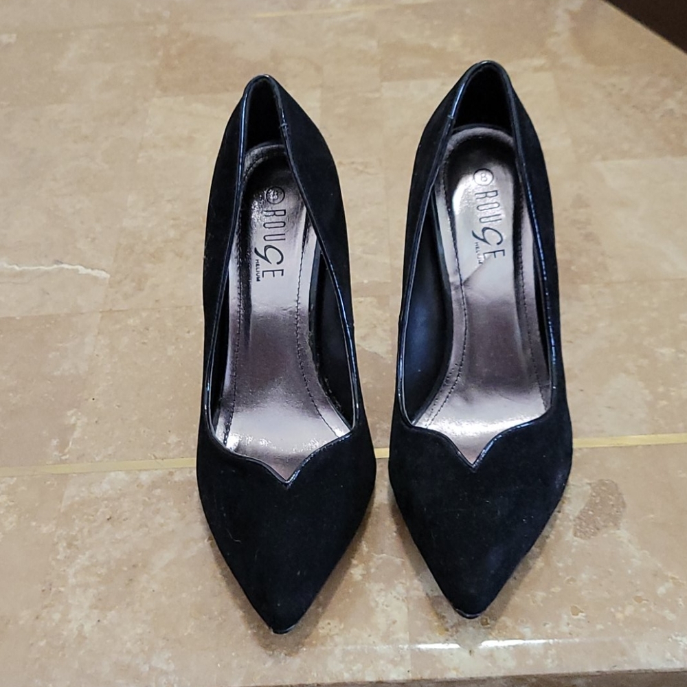 Black Suede heels